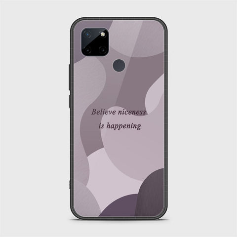 Realme C21Y Cover - Happy Series - HQ Ultra Shine Premium Infinity Glass Soft Silicon Borders Case