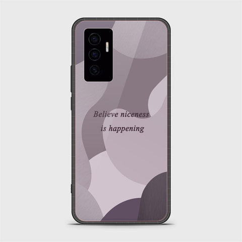 Vivo V23e Cover - Happy Series - HQ Ultra Shine Premium Infinity Glass Soft Silicon Borders Case