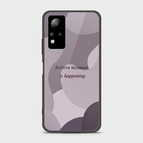 Infinix Note 11 Cover - Happy Series - HQ Ultra Shine Premium Infinity Glass Soft Silicon Borders Case