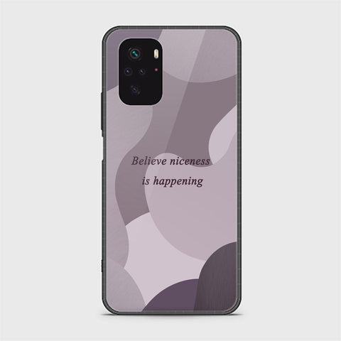 Xiaomi Redmi Note 10s Cover - Happy Series - HQ Ultra Shine Premium Infinity Glass Soft Silicon Borders Case