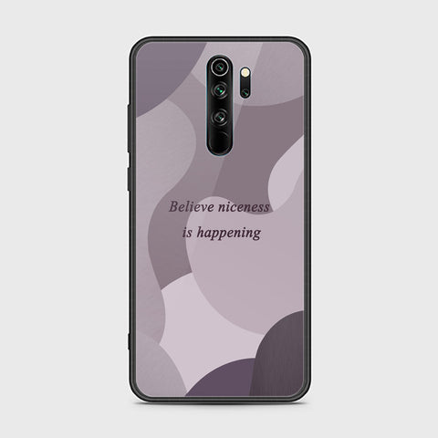 Xiaomi Redmi Note 8 Pro Cover - Happy Series - HQ Ultra Shine Premium Infinity Glass Soft Silicon Borders Case