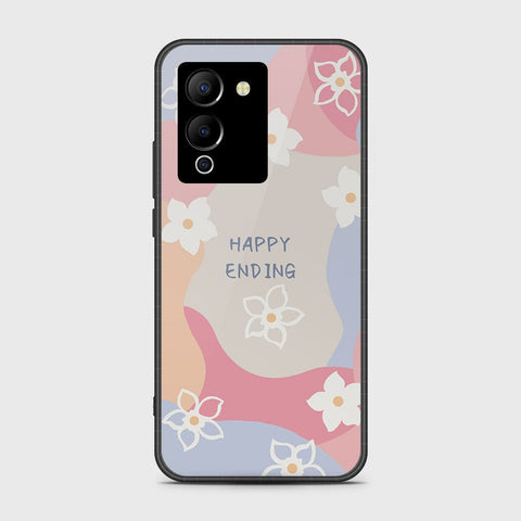 Infinix Note 12 G96 Cover- Happy Series - HQ Ultra Shine Premium Infinity Glass Soft Silicon Borders Case