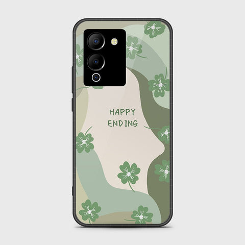 Infinix Note 12 G96 Cover- Happy Series - HQ Ultra Shine Premium Infinity Glass Soft Silicon Borders Case