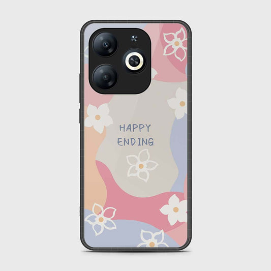 Tecno Spark 20C Cover- Happy Series - HQ Ultra Shine Premium Infinity Glass Soft Silicon Borders Case