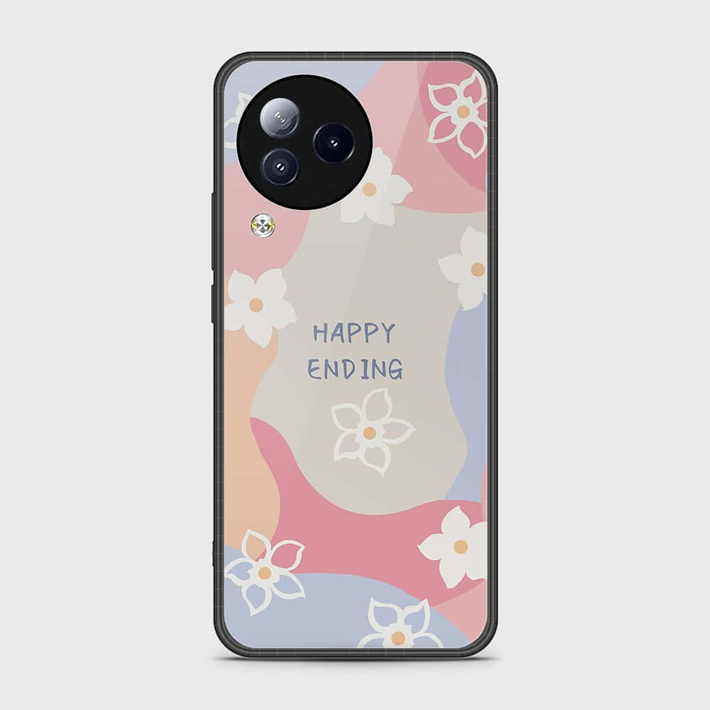 Xiaomi Civi 3 Cover- Happy Series - HQ Ultra Shine Premium Infinity Glass Soft Silicon Borders Case