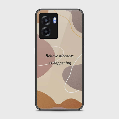 Realme Q5i Cover- Happy Series - HQ Ultra Shine Premium Infinity Glass Soft Silicon Borders Case