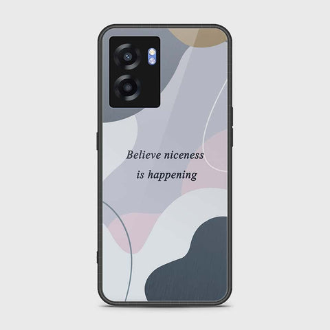 Realme Q5i Cover- Happy Series - HQ Ultra Shine Premium Infinity Glass Soft Silicon Borders Case