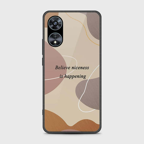 Oppo A97 5G Cover- Happy Series - HQ Ultra Shine Premium Infinity Glass Soft Silicon Borders Case