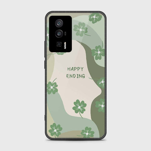 Xiaomi Redmi K60 Pro Cover- Happy Series - HQ Ultra Shine Premium Infinity Glass Soft Silicon Borders Case