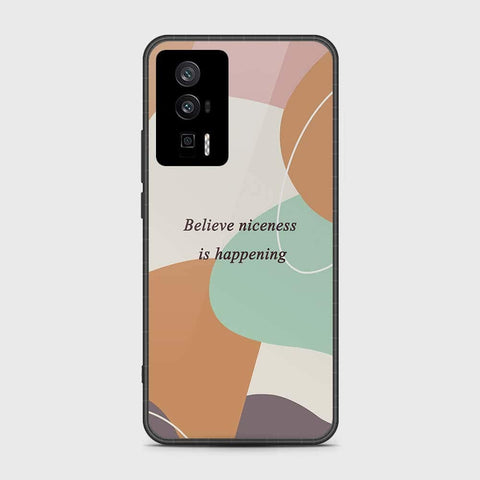 Xiaomi Redmi K60 Pro Cover- Happy Series - HQ Ultra Shine Premium Infinity Glass Soft Silicon Borders Case