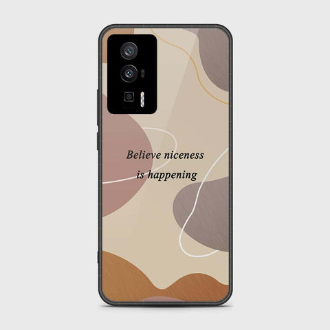 Xiaomi Redmi K60 Pro Cover- Happy Series - HQ Ultra Shine Premium Infinity Glass Soft Silicon Borders Case