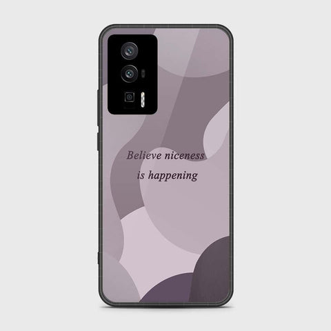 Xiaomi Redmi K60 Cover- Happy Series - HQ Ultra Shine Premium Infinity Glass Soft Silicon Borders Case