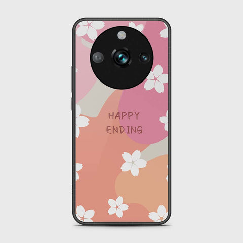 Realme 11 Pro Plus Cover- Happy Series - HQ Ultra Shine Premium Infinity Glass Soft Silicon Borders Case