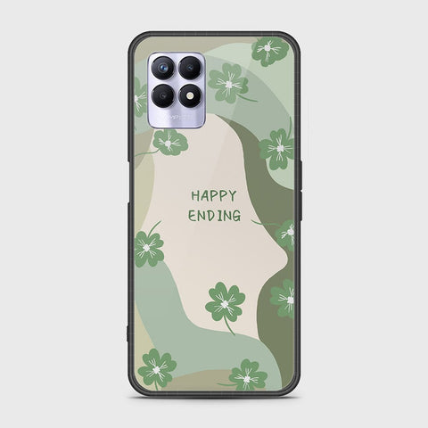 Realme Narzo 50 4G Cover - Happy Series - HQ Ultra Shine Premium Infinity Glass Soft Silicon Borders Case