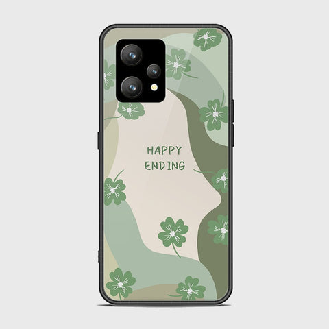 Realme 9 4G Cover - Happy Series - HQ Ultra Shine Premium Infinity Glass Soft Silicon Borders Case