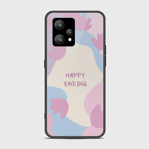 Realme 9 4G Cover - Happy Series - HQ Ultra Shine Premium Infinity Glass Soft Silicon Borders Case