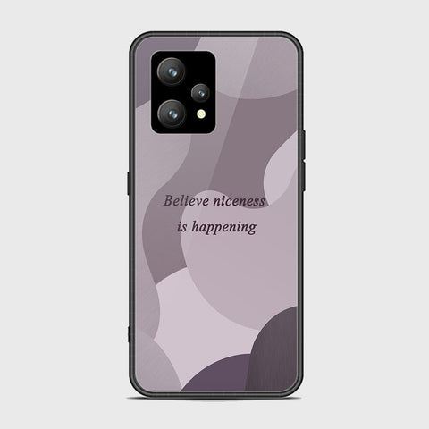 Realme 9 4G Cover - Happy Series - HQ Ultra Shine Premium Infinity Glass Soft Silicon Borders Case