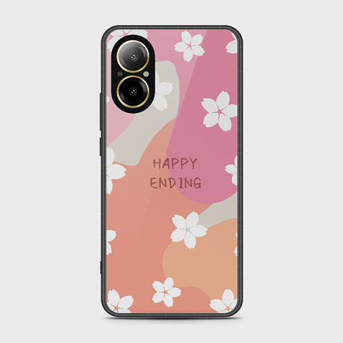 Realme C67 4G Cover- Happy Series - HQ Ultra Shine Premium Infinity Glass Soft Silicon Borders Case