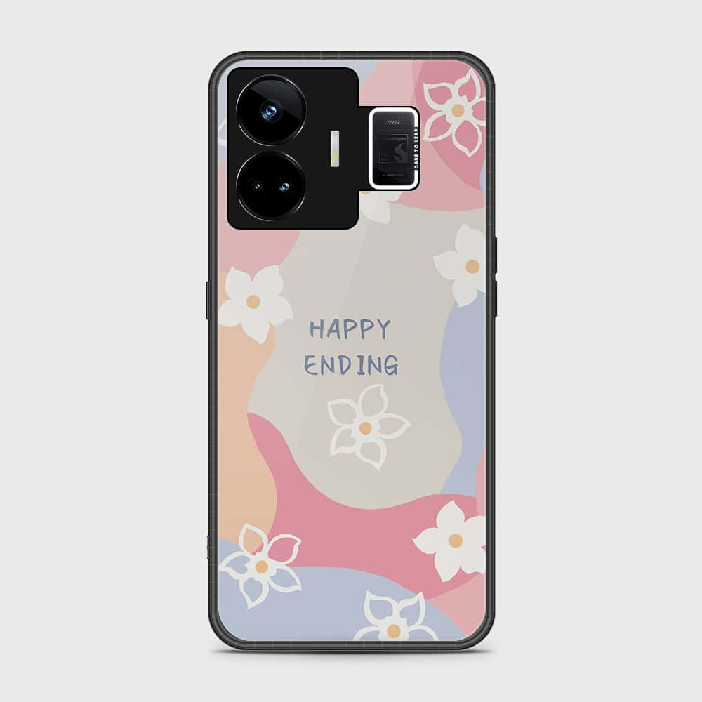 Realme GT Neo 5 Cover- Happy Series - HQ Ultra Shine Premium Infinity Glass Soft Silicon Borders Case