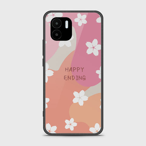 Xiaomi Redmi A2 2023 Cover - Happy Series - HQ Ultra Shine Premium Infinity Glass Soft Silicon Borders Case