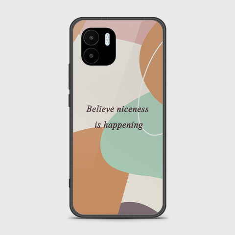 Xiaomi Redmi A2 2023 Cover - Happy Series - HQ Ultra Shine Premium Infinity Glass Soft Silicon Borders Case