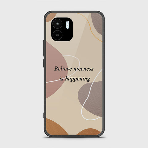 Xiaomi Redmi A2 2023 Cover - Happy Series - HQ Ultra Shine Premium Infinity Glass Soft Silicon Borders Case