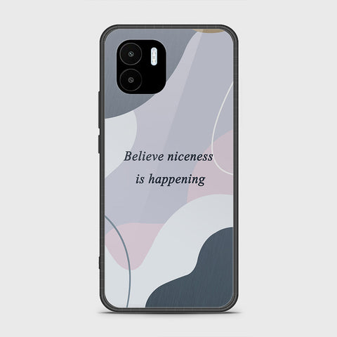 Xiaomi Redmi A2 2023 Cover - Happy Series - HQ Ultra Shine Premium Infinity Glass Soft Silicon Borders Case