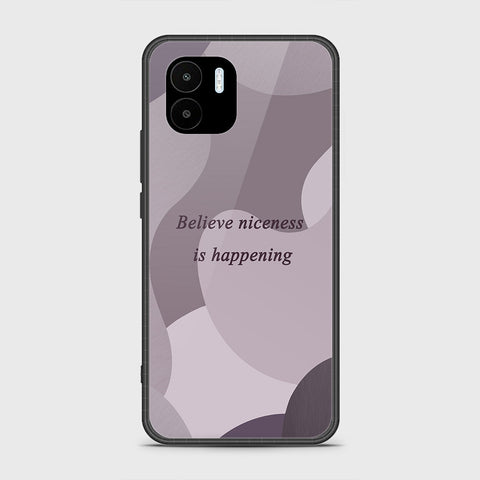 Xiaomi Redmi A2 2023 Cover - Happy Series - HQ Ultra Shine Premium Infinity Glass Soft Silicon Borders Case