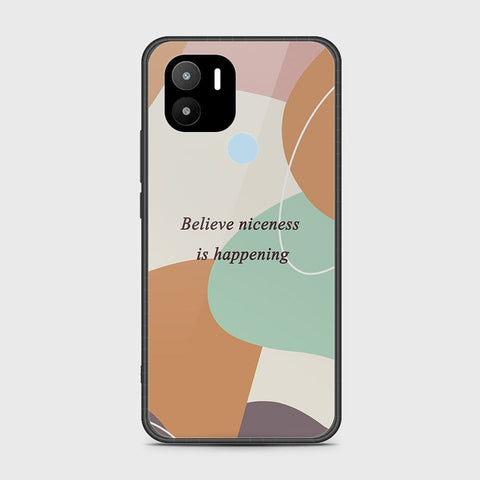 Xiaomi Redmi A2 Plus Cover - Happy Series - HQ Ultra Shine Premium Infinity Glass Soft Silicon Borders Case