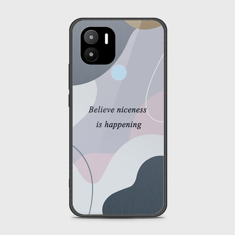 Xiaomi Redmi A2 Plus Cover - Happy Series - HQ Ultra Shine Premium Infinity Glass Soft Silicon Borders Case