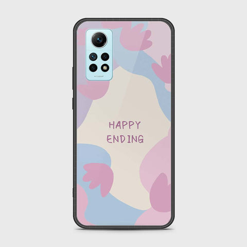 Xiaomi Redmi Note 12 Pro 4G Cover- Happy Series - HQ Ultra Shine Premium Infinity Glass Soft Silicon Borders Case