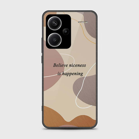 Xiaomi Redmi Note 13 Pro Plus 5G Cover- Happy Series - HQ Ultra Shine Premium Infinity Glass Soft Silicon Borders Case