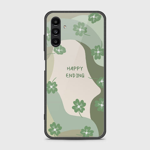 Samsung Galaxy A04s Cover- Happy Series - HQ Ultra Shine Premium Infinity Glass Soft Silicon Borders Case