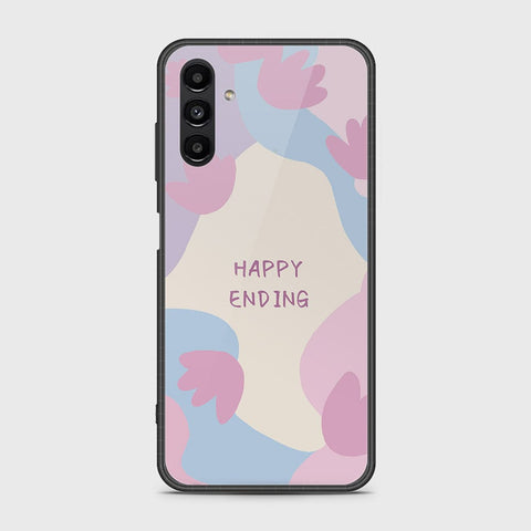 Samsung Galaxy A04s Cover- Happy Series - HQ Ultra Shine Premium Infinity Glass Soft Silicon Borders Case