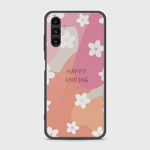 Samsung Galaxy A04s Cover- Happy Series - HQ Ultra Shine Premium Infinity Glass Soft Silicon Borders Case