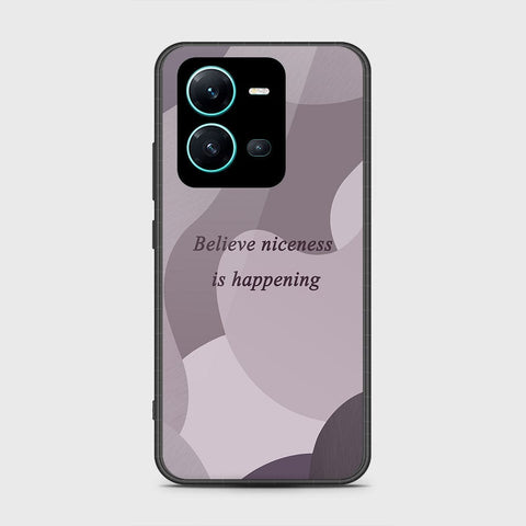 Vivo V25e Cover- Happy Series - HQ Ultra Shine Premium Infinity Glass Soft Silicon Borders Case