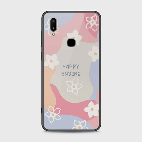 Vivo Z3 Cover- Happy Series - HQ Ultra Shine Premium Infinity Glass Soft Silicon Borders Case