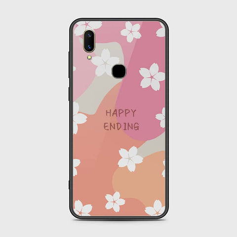 Vivo Z3 Cover- Happy Series - HQ Ultra Shine Premium Infinity Glass Soft Silicon Borders Case