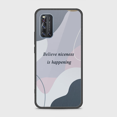 Vivo V19 Cover- Happy Series - HQ Ultra Shine Premium Infinity Glass Soft Silicon Borders Case