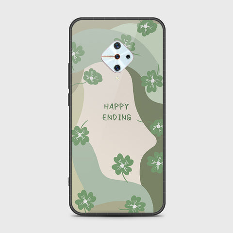 Vivo Y9s Cover- Happy Series - HQ Ultra Shine Premium Infinity Glass Soft Silicon Borders Case