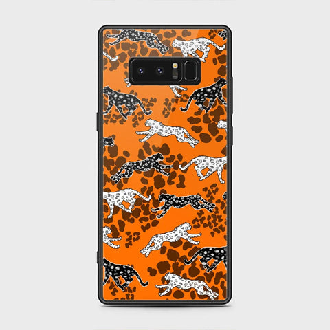 Samsung Galaxy Note 8 Cover - Hustle Series - HQ Ultra Shine Premium Infinity Glass Soft Silicon Borders Case