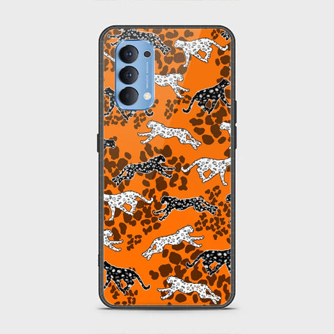 Oppo Reno 4 Cover - Hustle Series - HQ Ultra Shine Premium Infinity Glass Soft Silicon Borders Case