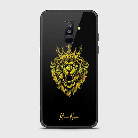 Samsung Galaxy A6 Plus 2018 Cover- Gold Series - HQ Ultra Shine Premium Infinity Glass Soft Silicon Borders Case