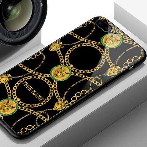 Oppo A1k Cover - Gold Series - HQ Ultra Shine Premium Infinity Glass Soft Silicon Borders Case
