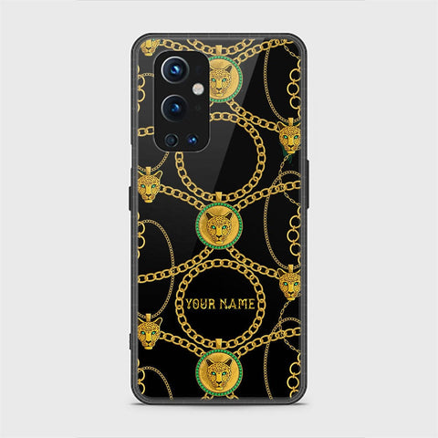 OnePlus 9 Pro Cover - Gold Series - HQ Ultra Shine Premium Infinity Glass Soft Silicon Borders Case