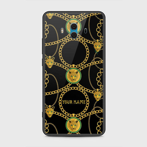 Huawei Mate 10 Cover - Gold Series - HQ Ultra Shine Premium Infinity Glass Soft Silicon Borders Case