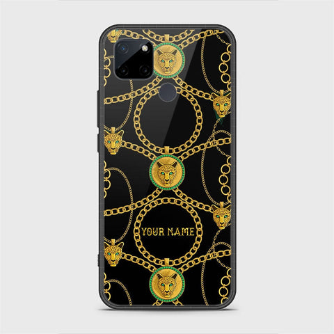 Realme C21Y Cover - Gold Series - HQ Ultra Shine Premium Infinity Glass Soft Silicon Borders Case