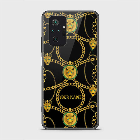 Xiaomi Redmi Note 10 Pro Max Cover - Gold Series - HQ Ultra Shine Premium Infinity Glass Soft Silicon Borders Case