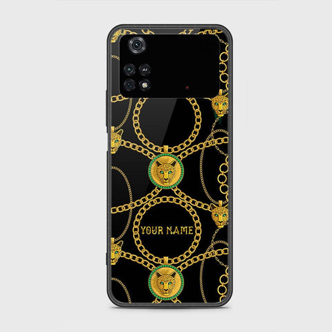 Xiaomi Poco M4 Pro Cover - Gold Series - HQ Ultra Shine Premium Infinity Glass Soft Silicon Borders Case