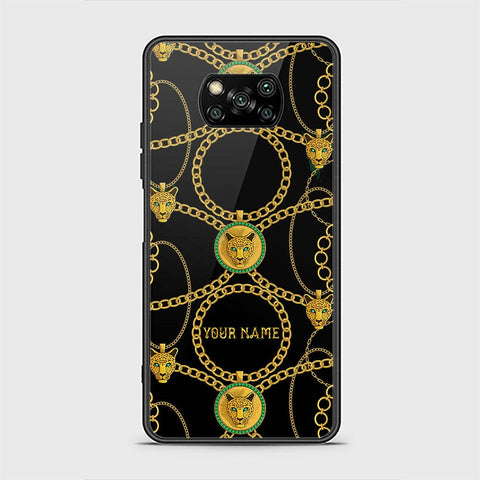 Xiaomi Poco X3 Cover - Gold Series - HQ Ultra Shine Premium Infinity Glass Soft Silicon Borders Case